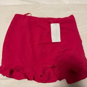 American Threads Hot Pink ruffle Skort